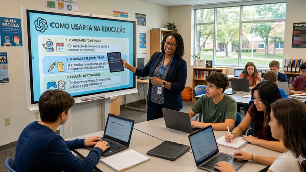 IA na Educa&ccedil;&atilde;o: como usar intelig&ecirc;ncia artificial na sala de aula